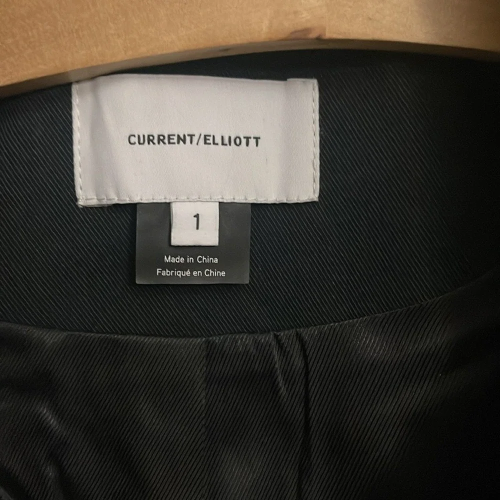 CURRENT ELLIOTT Black Double Breasted‎ Peacoat Jacket Womens Size 1- US 4
